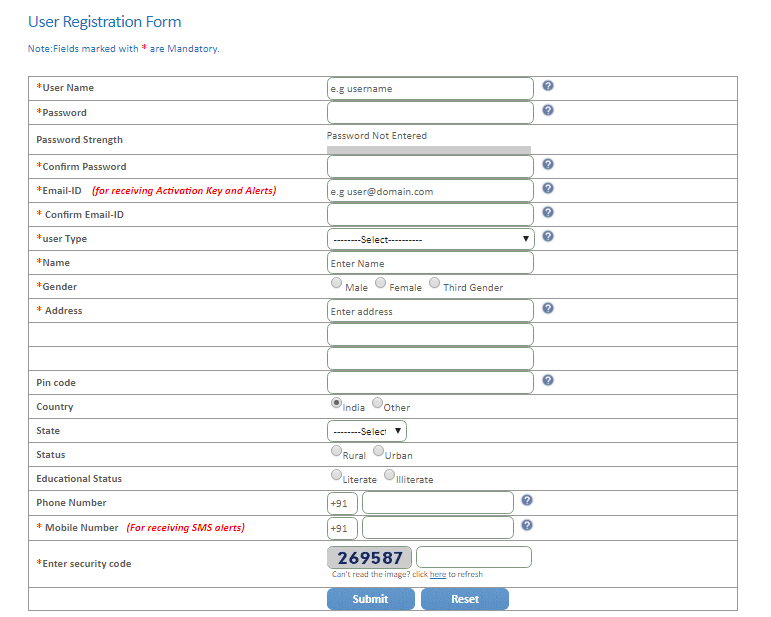 rti filing