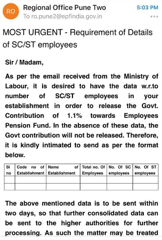reservation in private sector