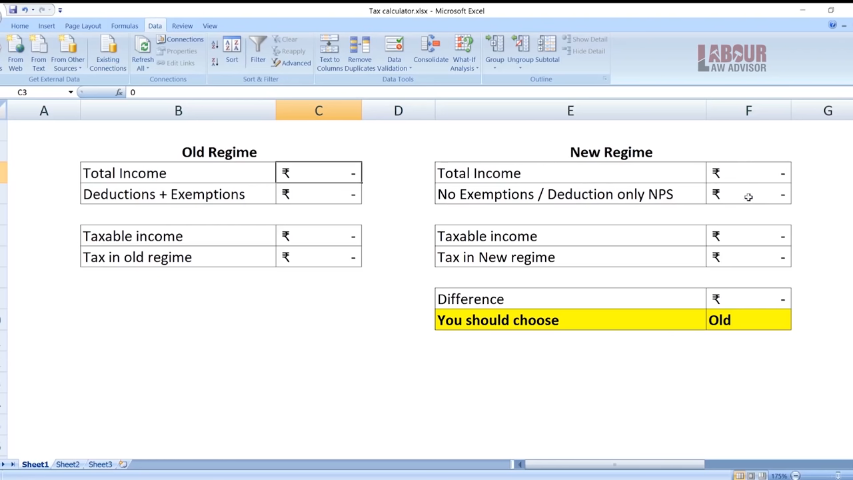 new tax rates