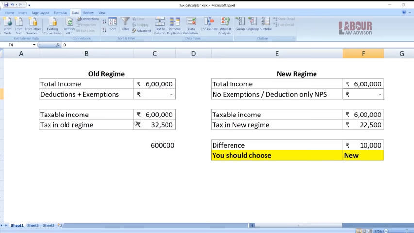 new tax rates