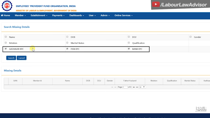 EPF kyc approval