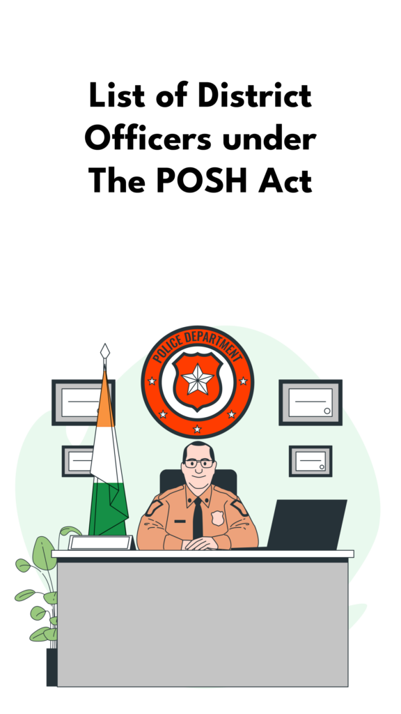District Officers POSH Act 